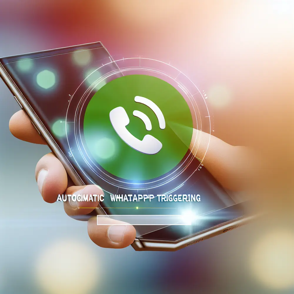 Automatische Whatsapp Ausloesung Technologie zur Steigerung ihres Geschaefts