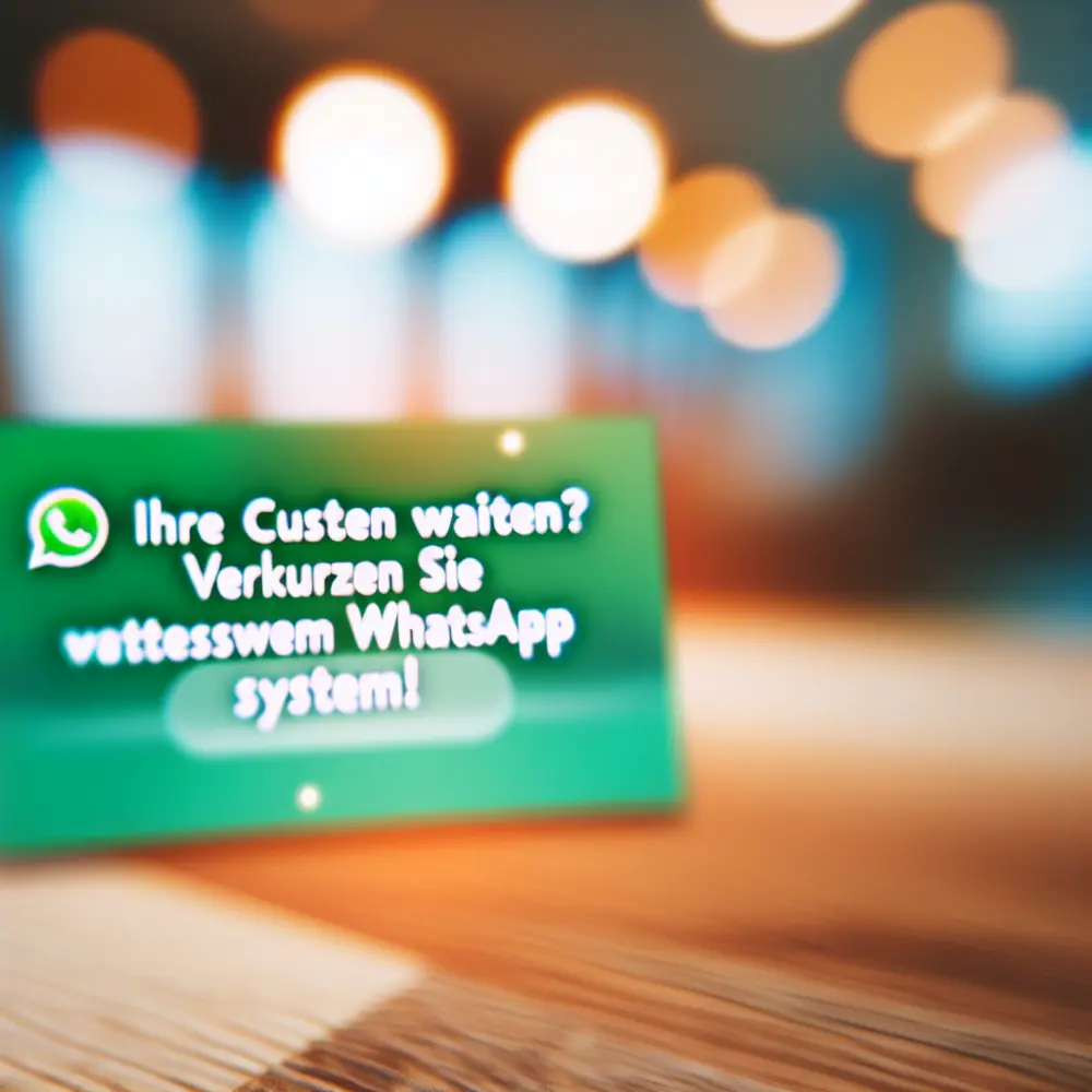 Ihre Kunden warten? Verkürzen Sie Wartezeiten mit unserem WhatsApp System!