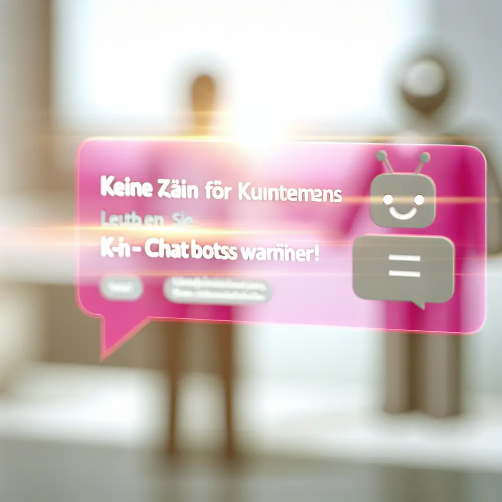 Keine Zeit für Kundenanfragen? Lassen Sie KI-Chatbots arbeiten!