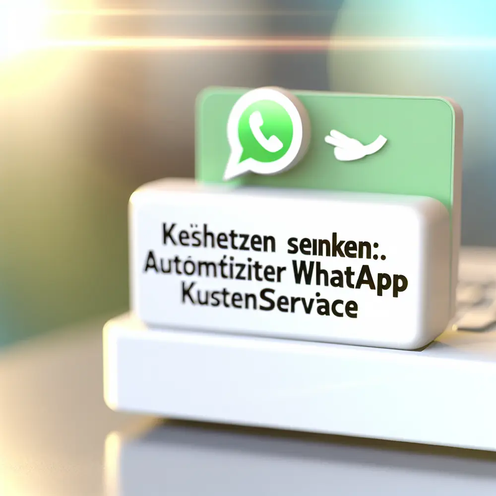 Kosten senken: Automatisierter WhatsApp Kundenservice.