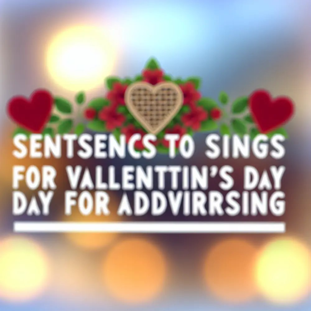 Saetze zum Valentinstag fuer Werbung