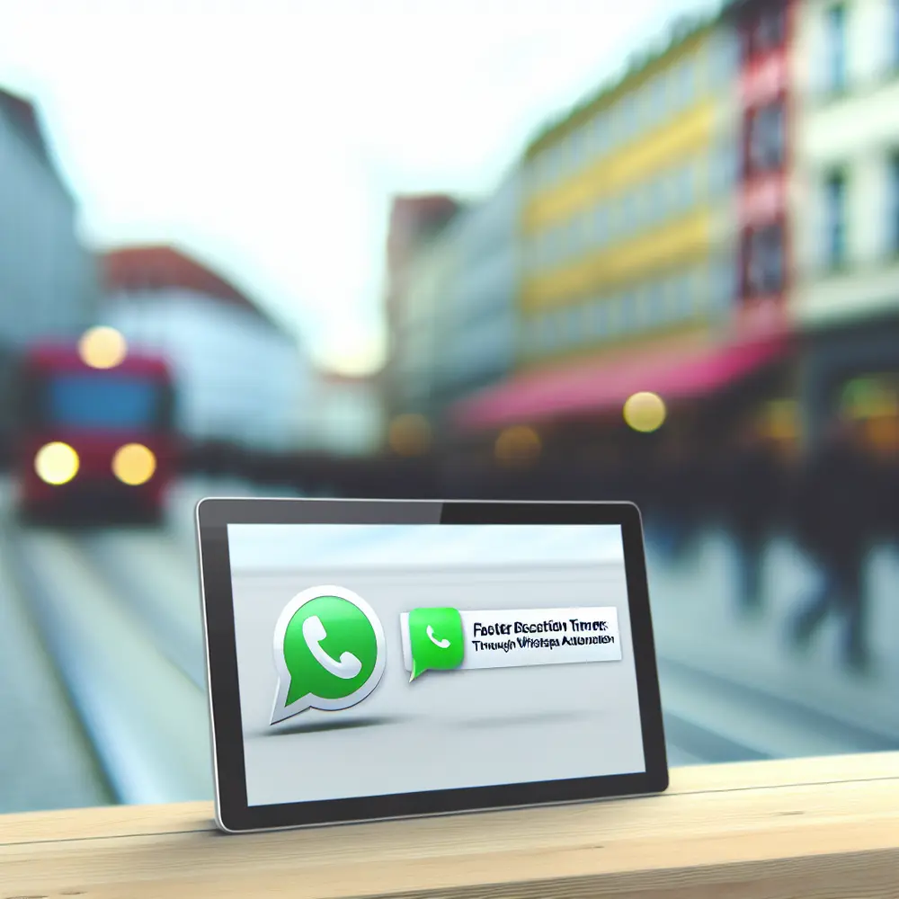 Schnellere Reaktionszeiten: Durch WhatsApp Automatisierung.