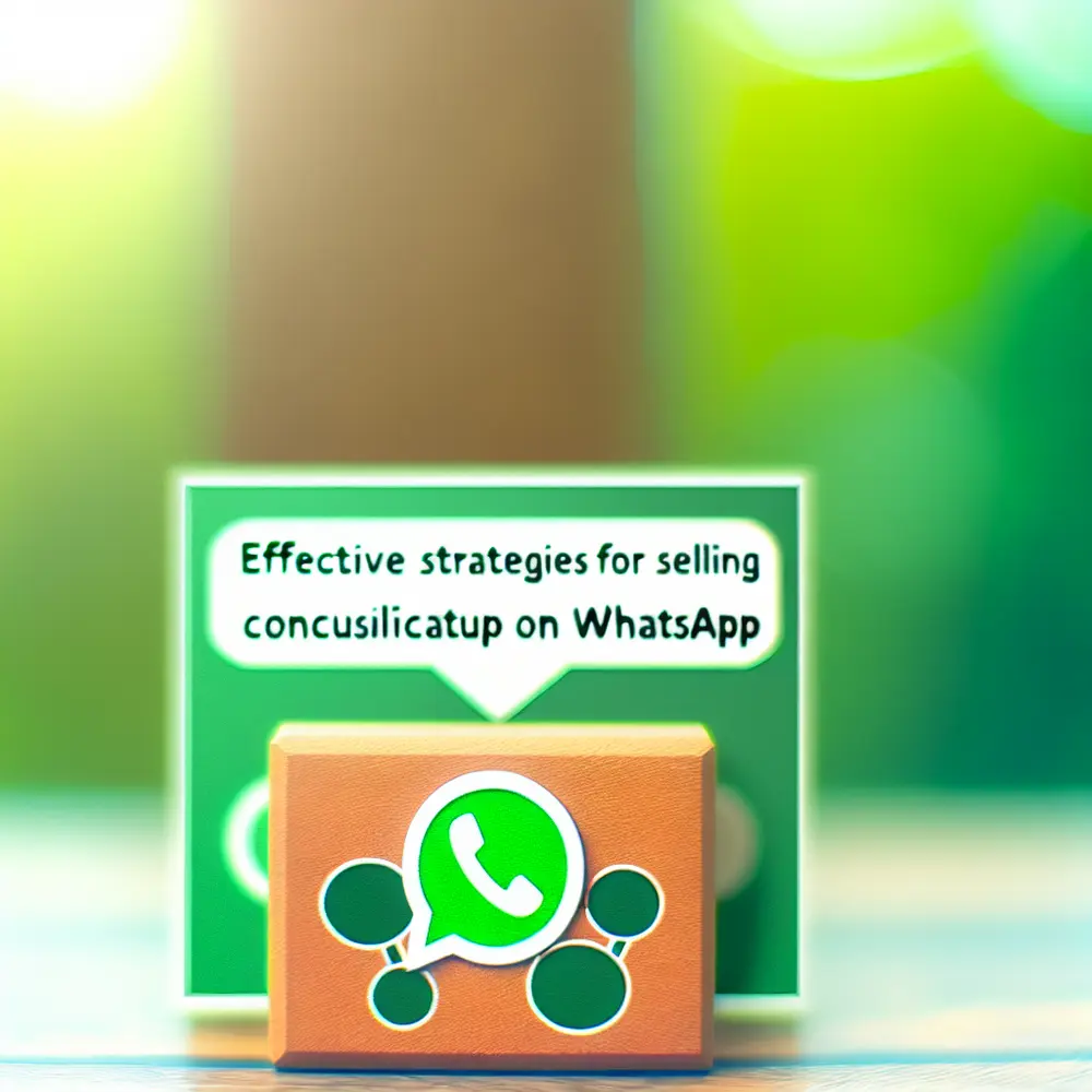 So Verkaufen Sie ein Konsortium auf Whatsapp Effektive Strategien