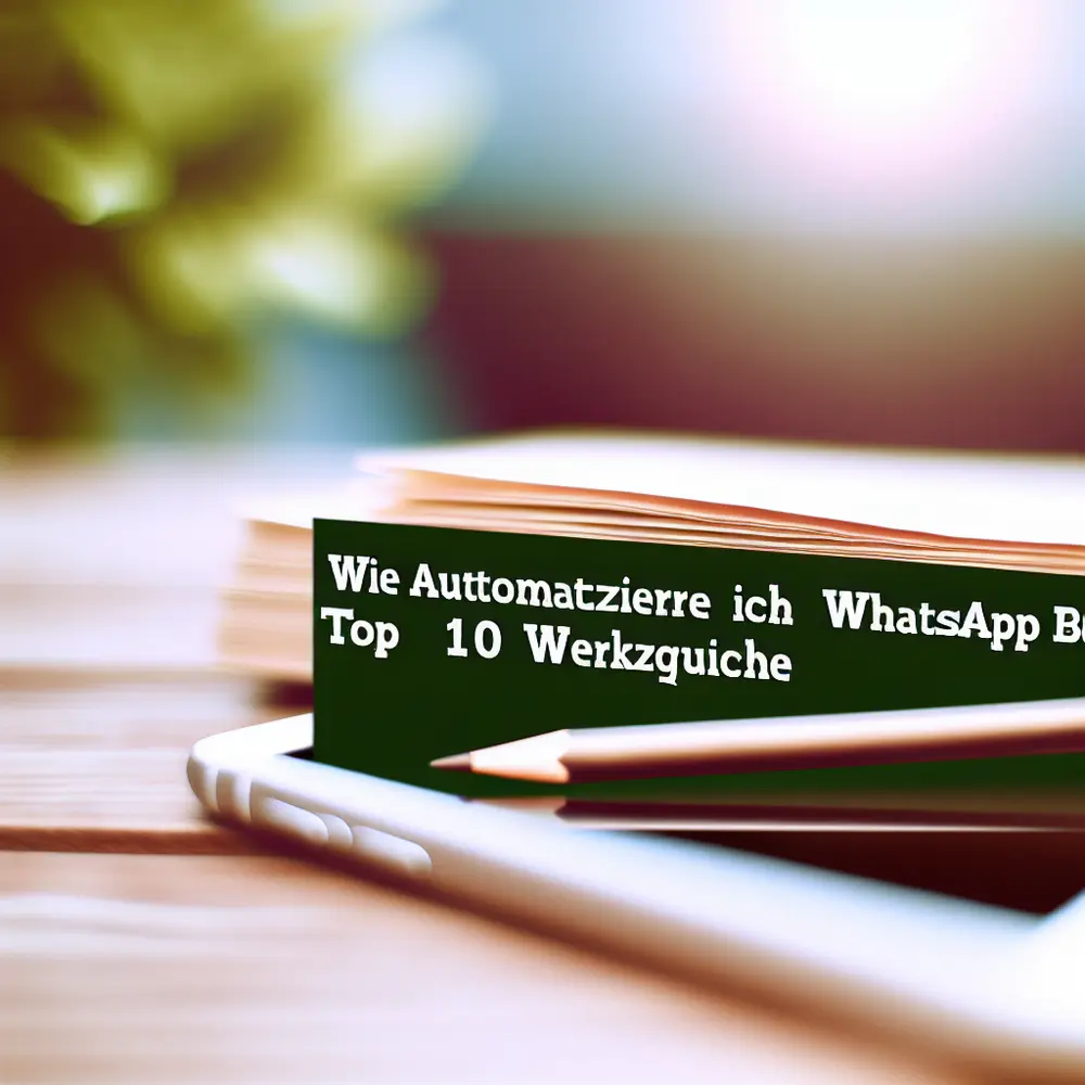 Wie Automatisiere Ich Whatsapp Business Top 10 Werkzeuge