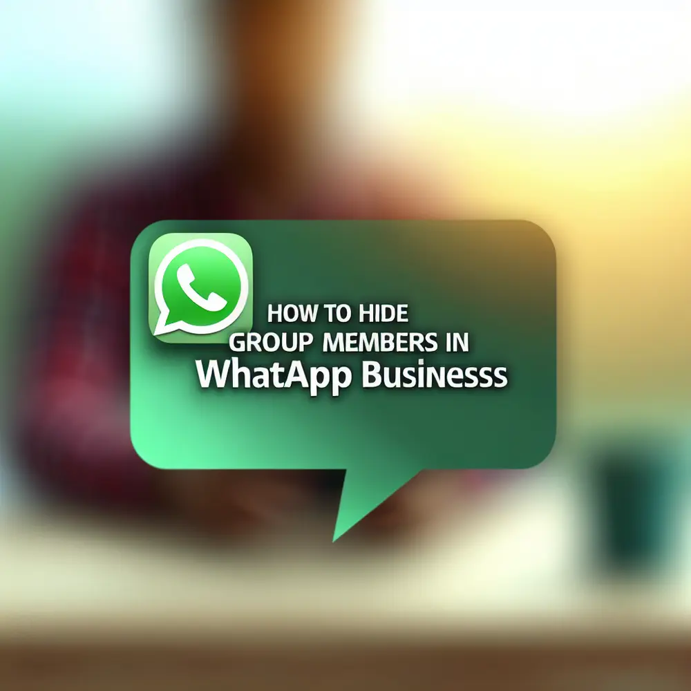 Wie Verstecke Ich Gruppenmitglieder bei Whatsapp Business