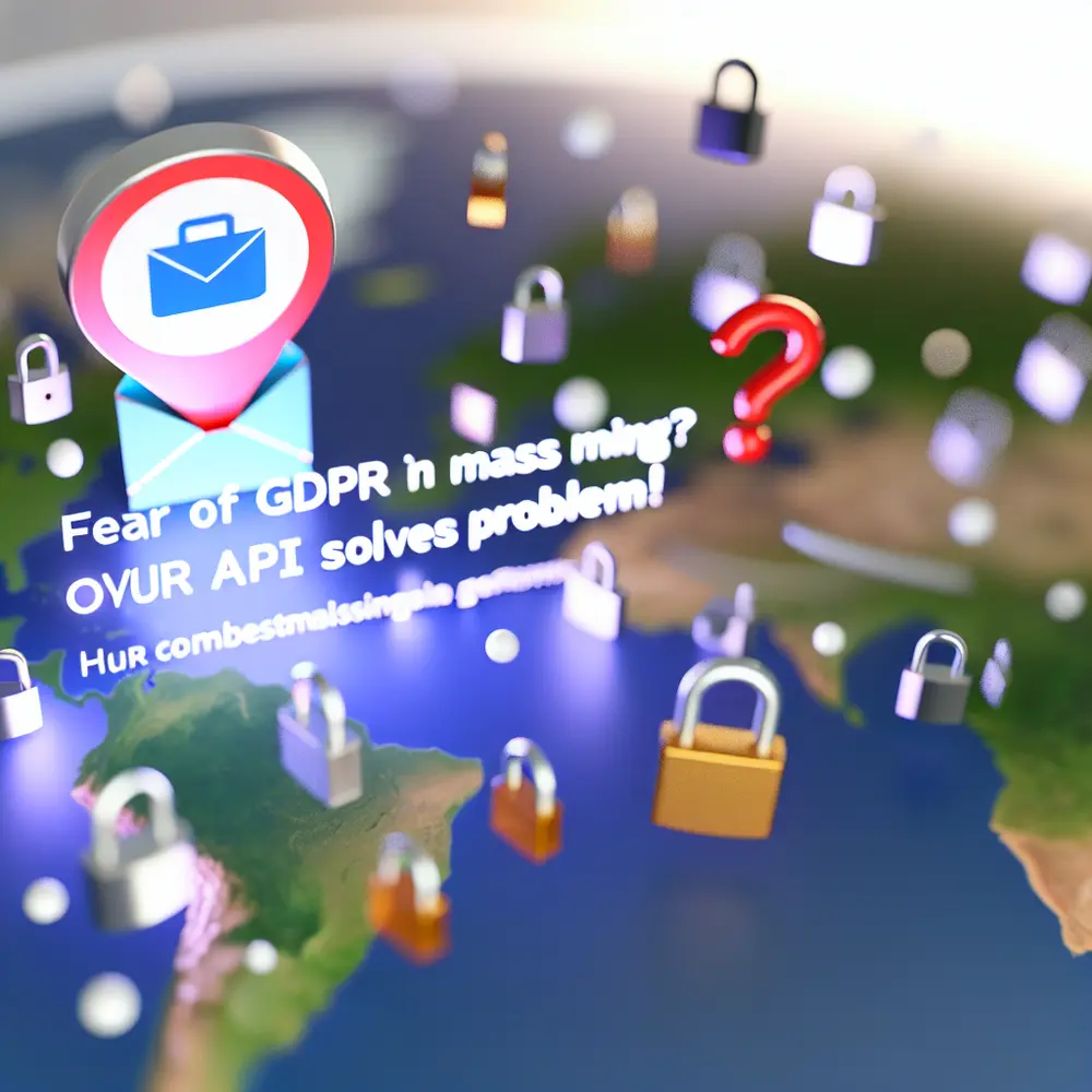 Angst vor DSGVO bei Massenversand? Unsere API löst das Problem!