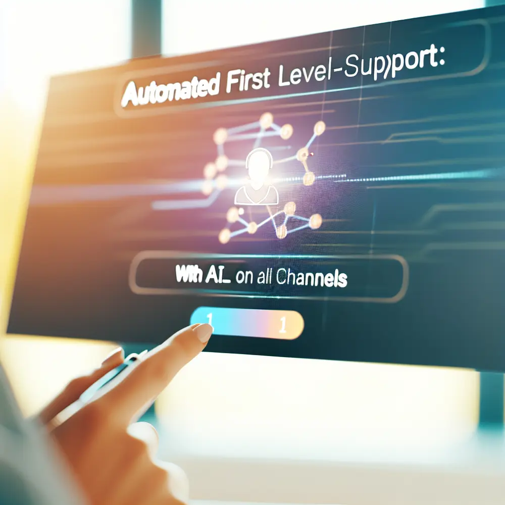 Automatisierter First-Level-Support: Mit KI auf allen Kanälen.
