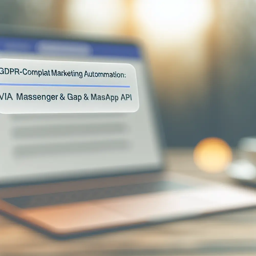 DSGVO-konforme Marketing-Automation: Über Messenger & WhatsApp API