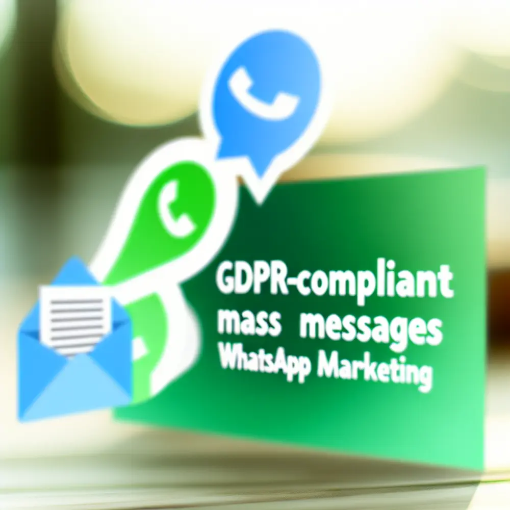 DSGVO-konforme Massennachrichten: WhatsApp Marketing.