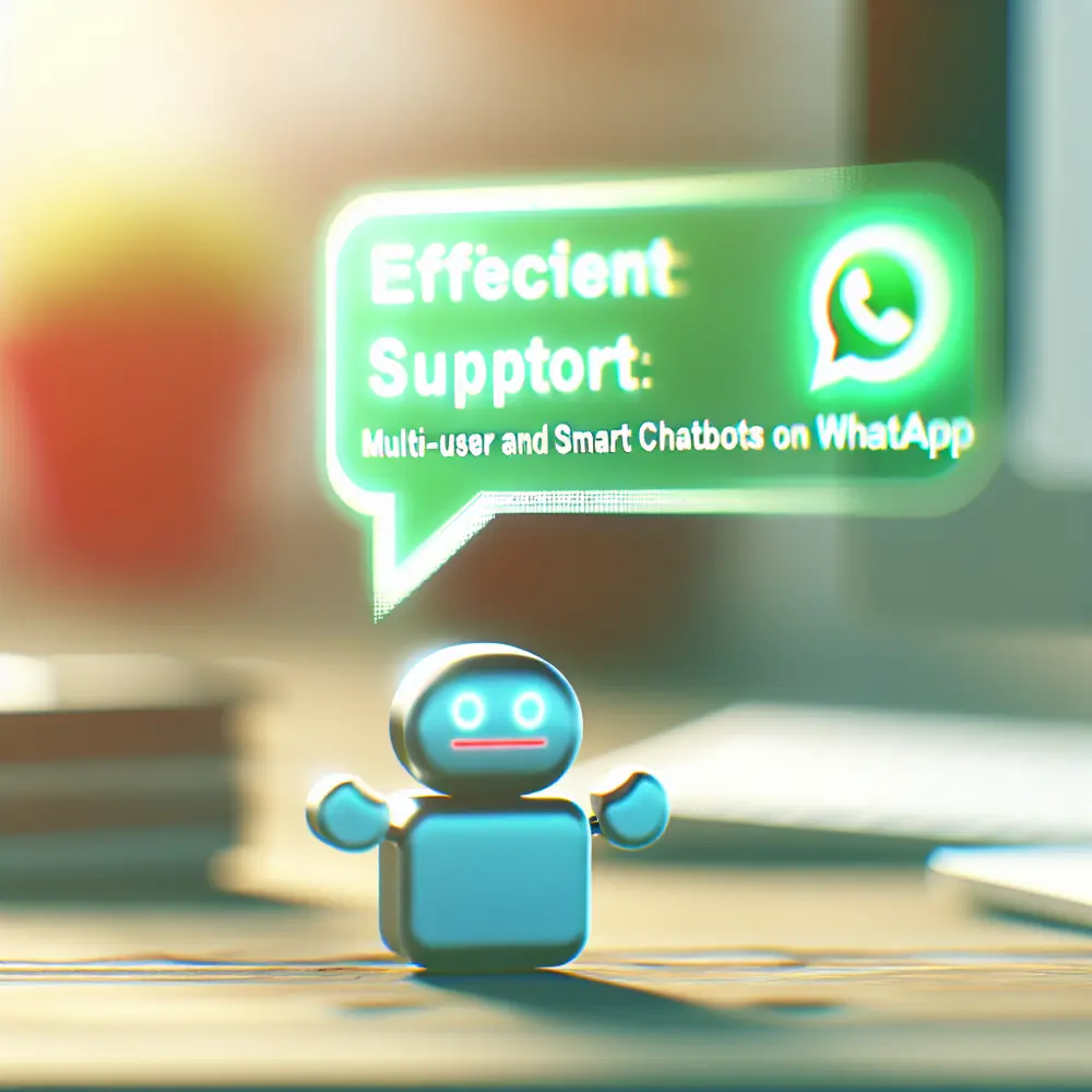 Effizienter Support: Multiusuario und intelligente Chatbots auf WhatsApp