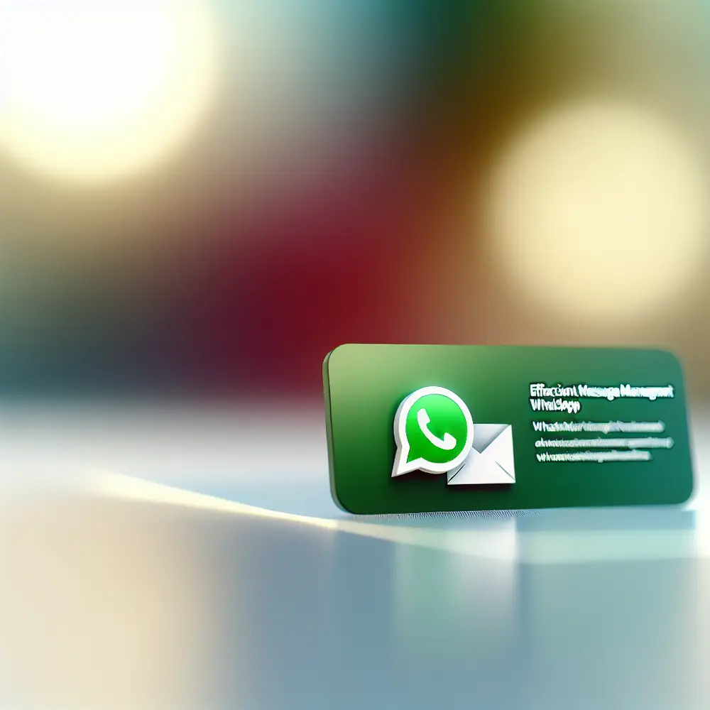 Effizientes Nachrichtenmanagement: WhatsApp Business Funktionen