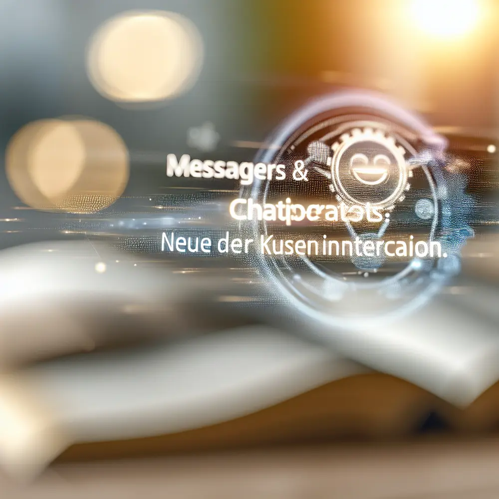 Messengers & Chatbots: Neue Ära der Kundeninteraktion.