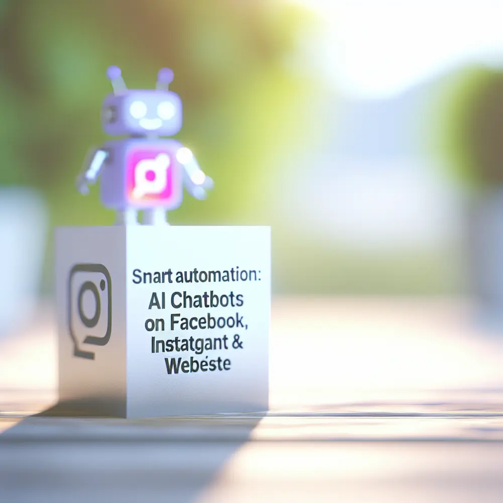 Smarte Automatisierung: KI-Chatbots auf Facebook, Instagram & Website.