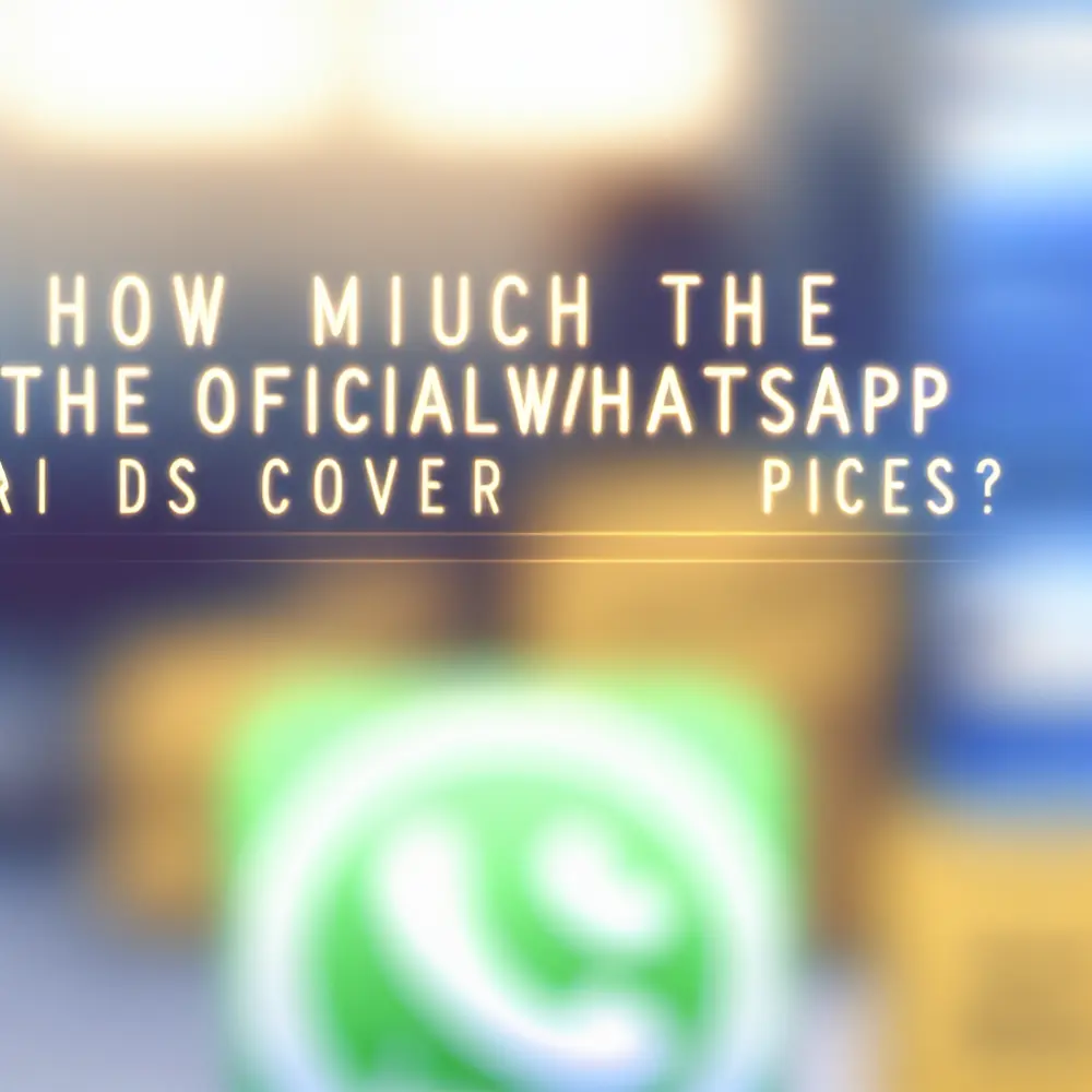 How Much Does the Official Whatsapp Api Cost Discover Prices