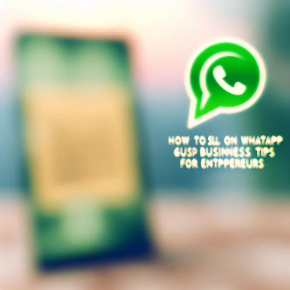 How to Sell on Whatsapp Business Tips for Entrepreneurs