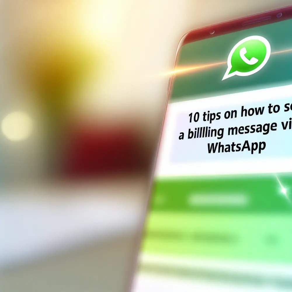 How to Send a Billing Message via Whatsapp 10 Tips
