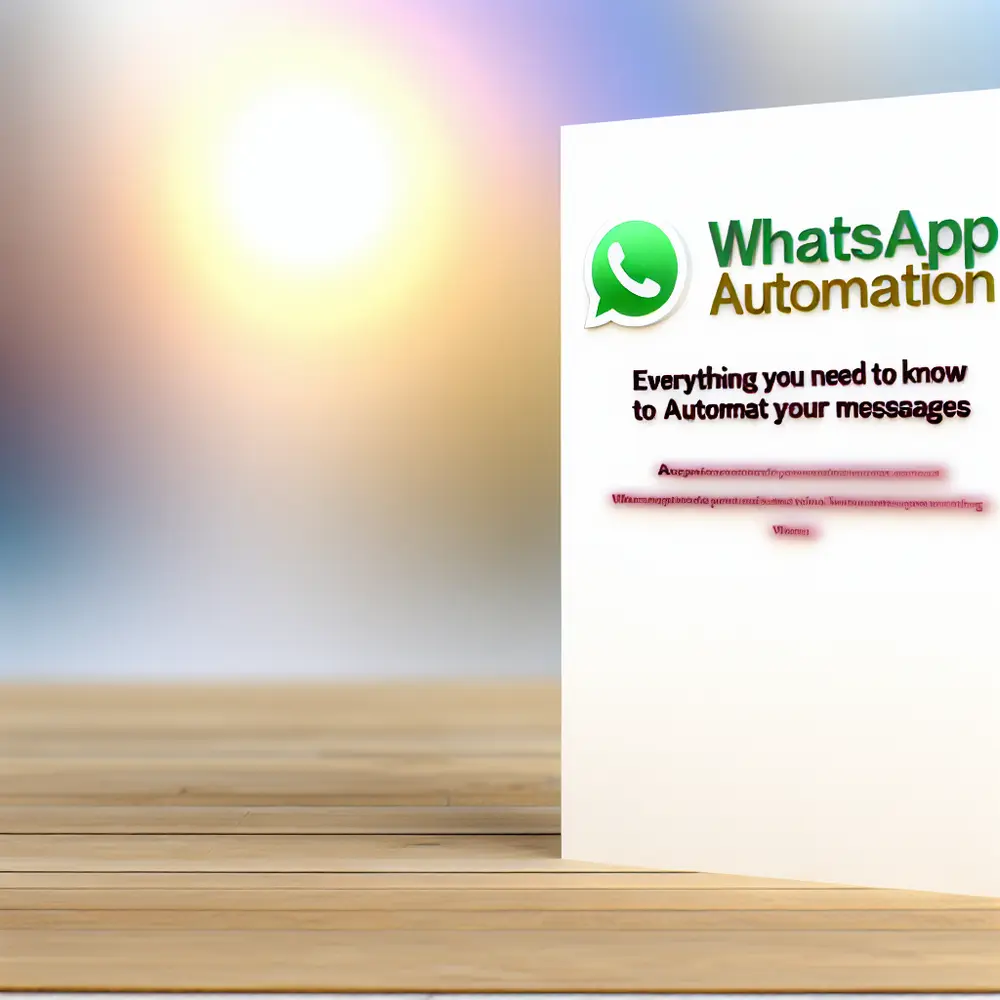 Whatsapp Automation Everything You Need to Know to Automate Your Messages