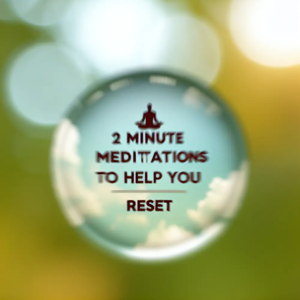 2 Minute Meditations to Help You Reset
