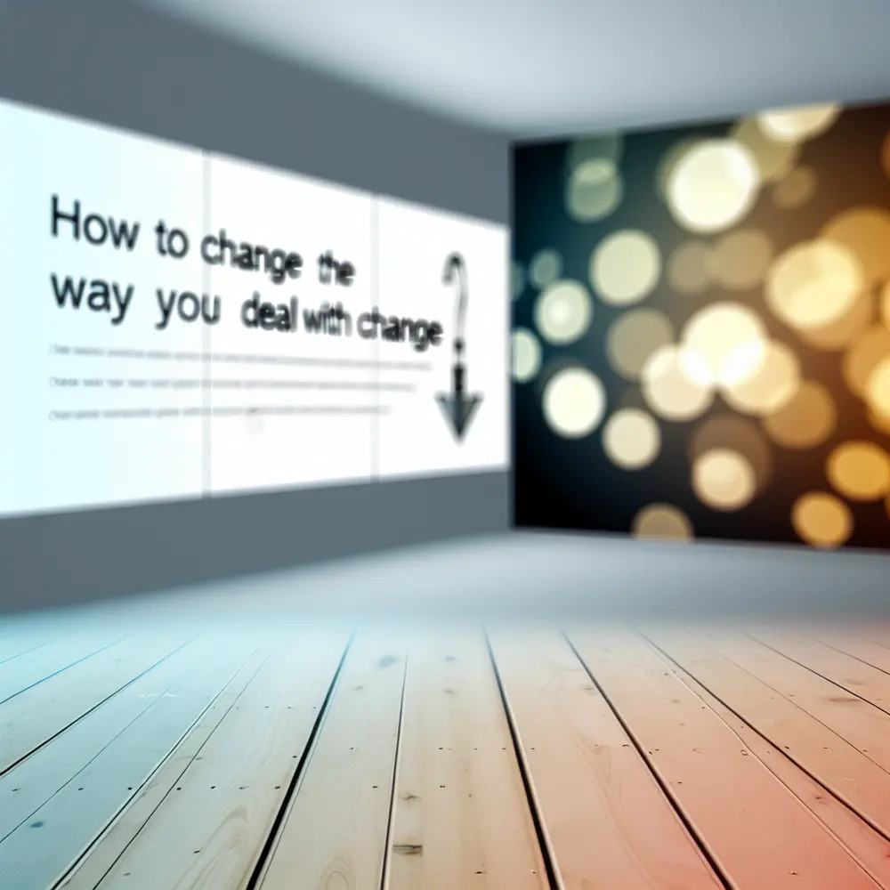 How to Change the Way You Deal with Change