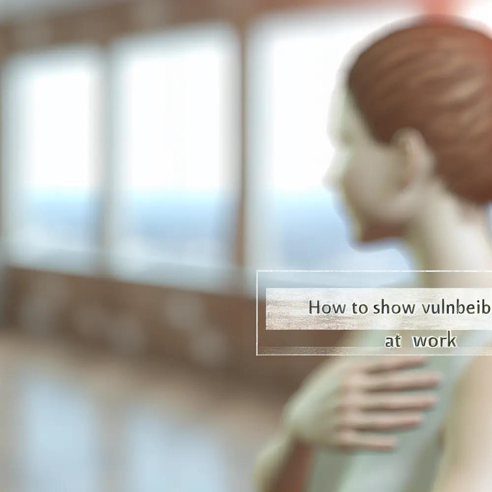 How to Show Vulnerability at Work