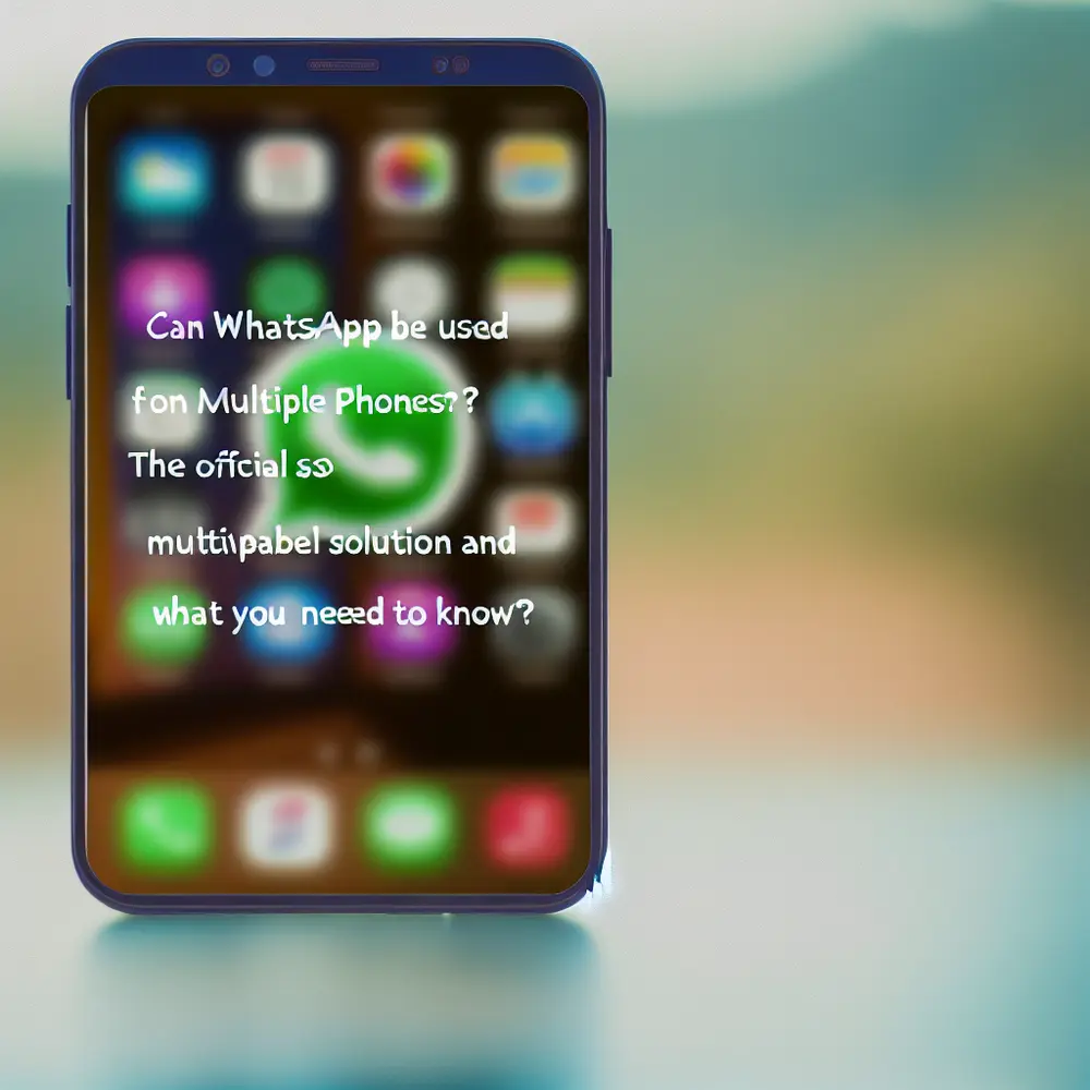 Can WhatsApp be used on multiple phones? The Official Solution and What You Need to Know
