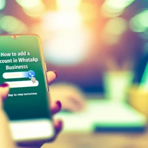 How do I add a second account in WhatsApp Business? Step-by-Step Instructions
