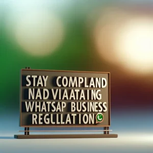 Stay Compliant: Navigating WhatsApp Business Regulations