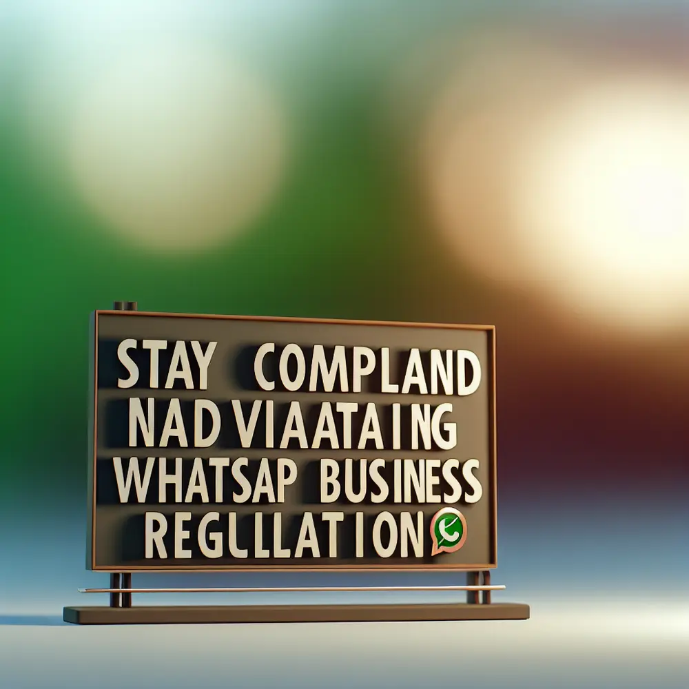 Stay Compliant: Navigating WhatsApp Business Regulations