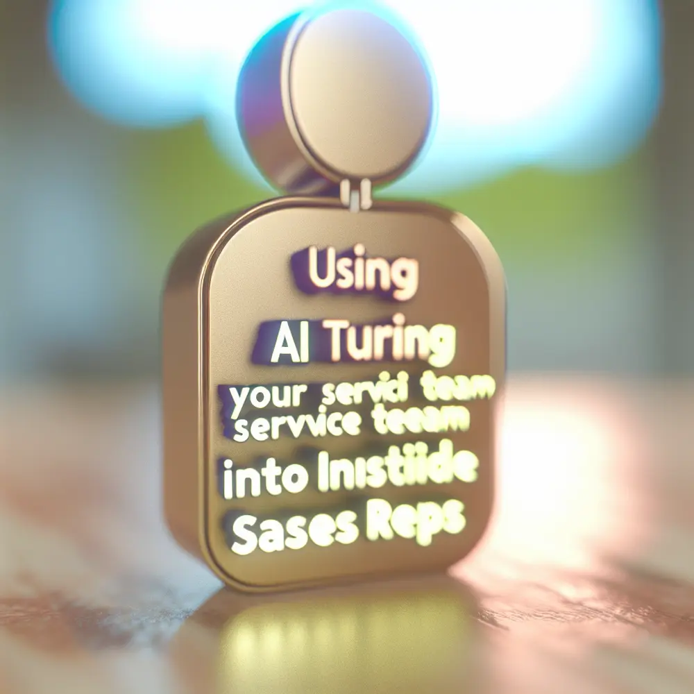 Using AI to Turn Your Service Team into Inside Sales Reps