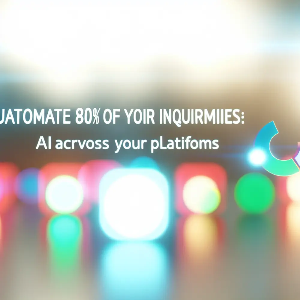 Automate 80% of Inquiries: AI Across All Your Platforms