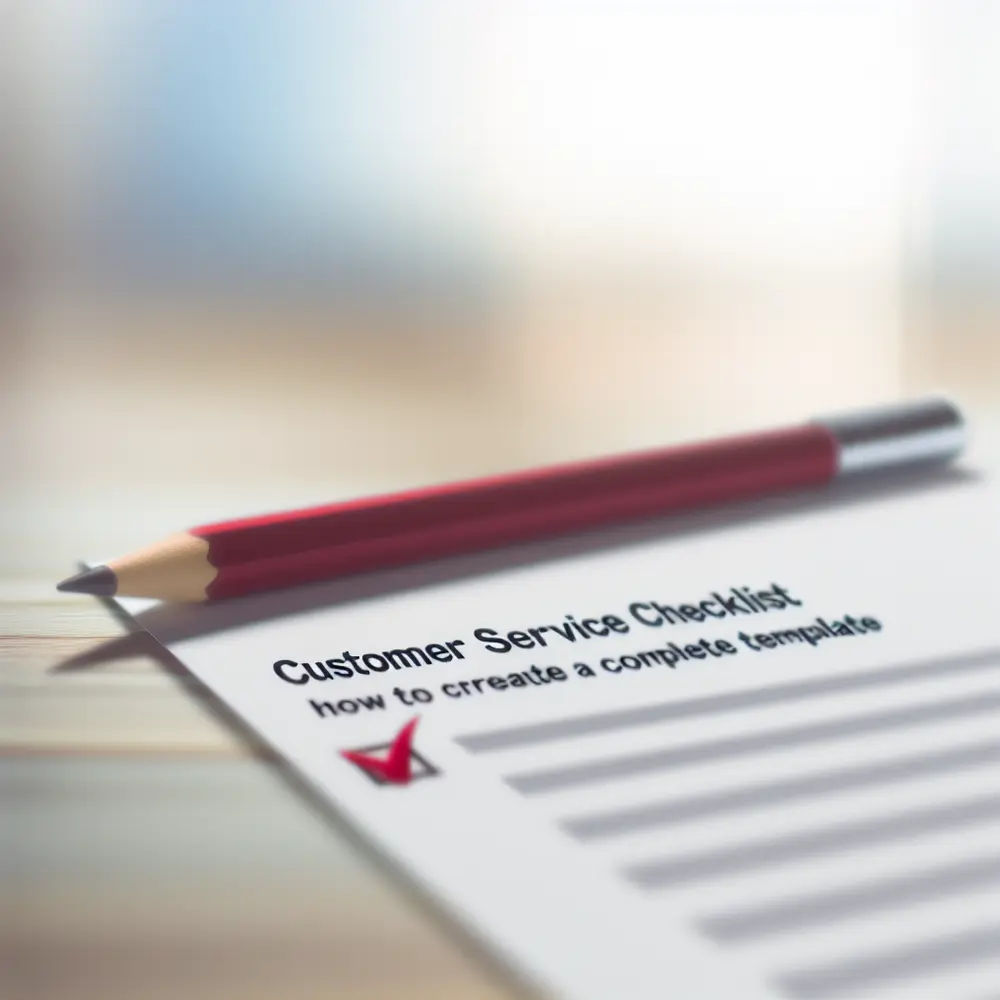 Checklist servicio al cliente como crear plantilla completa