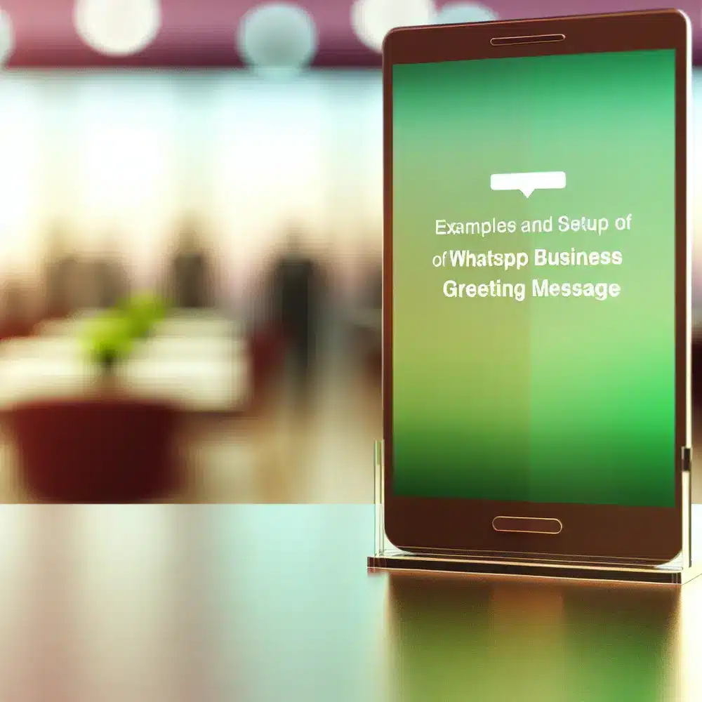 Mensaje saludo whatsapp business ejemplos y configuracion