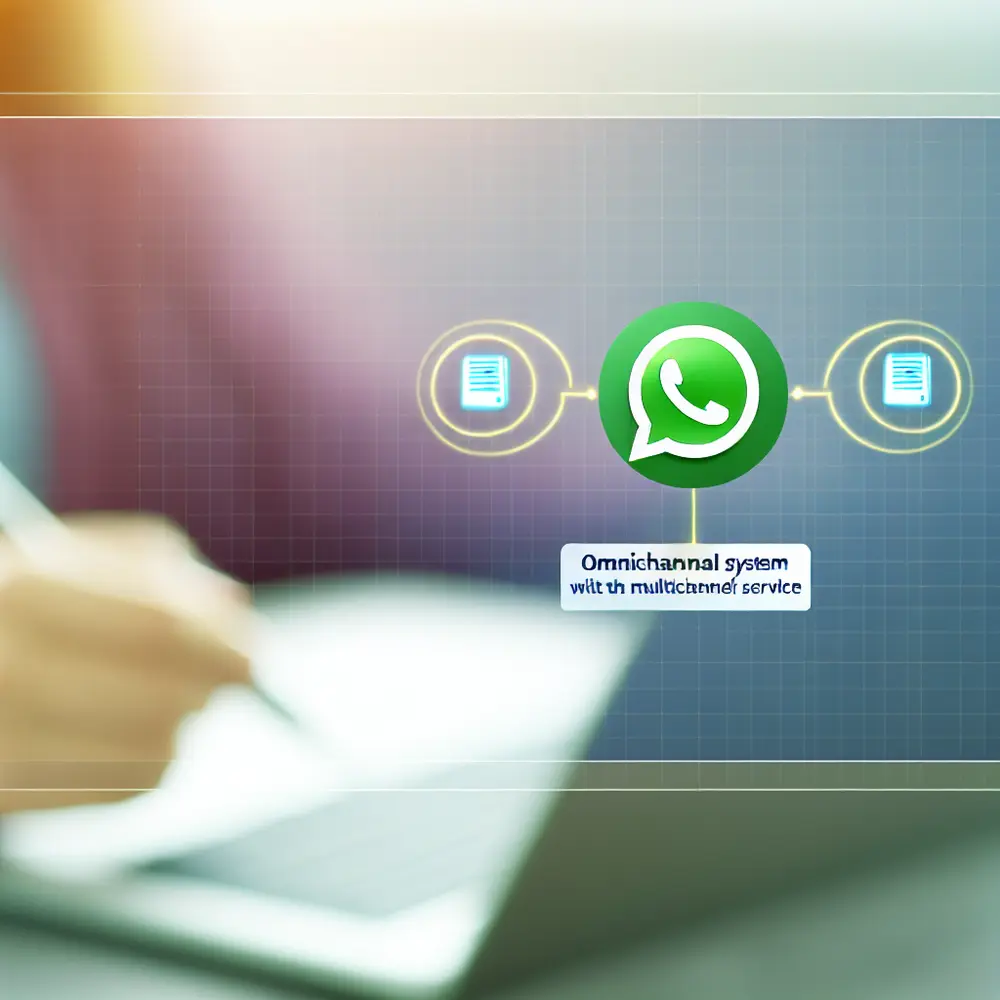 Sistema omnicanal integre whatsapp con el servicio multicanal