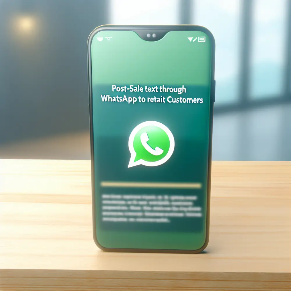 Texto posventa via whatsapp modelos para fidelizar al cliente