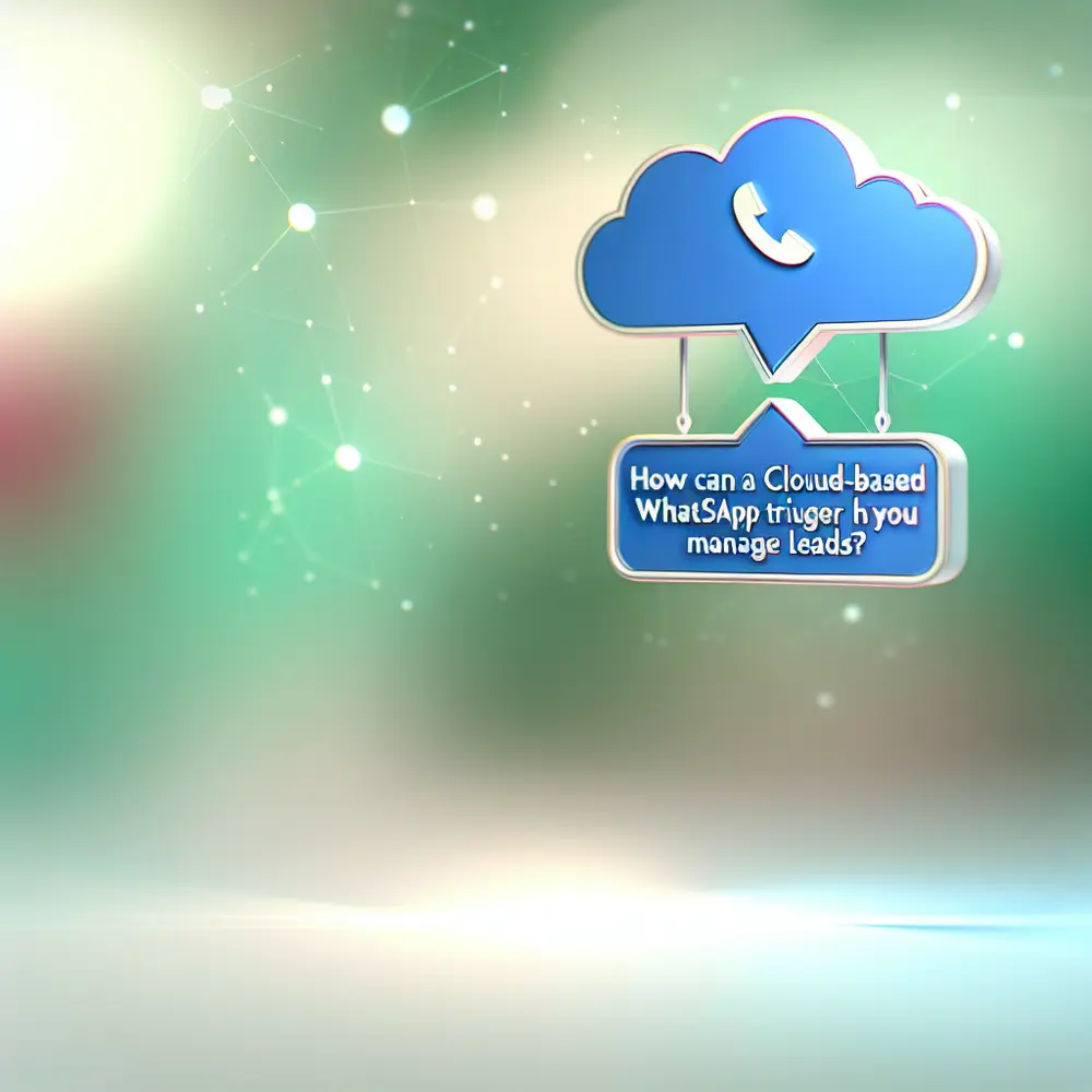 ¿Cómo un Disparador de WhatsApp en la Nube Puede Ayudarte a Gestionar Leads?