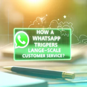 ¿Cómo un Disparador de WhatsApp Mejora la Atención al Cliente a Gran Escala?