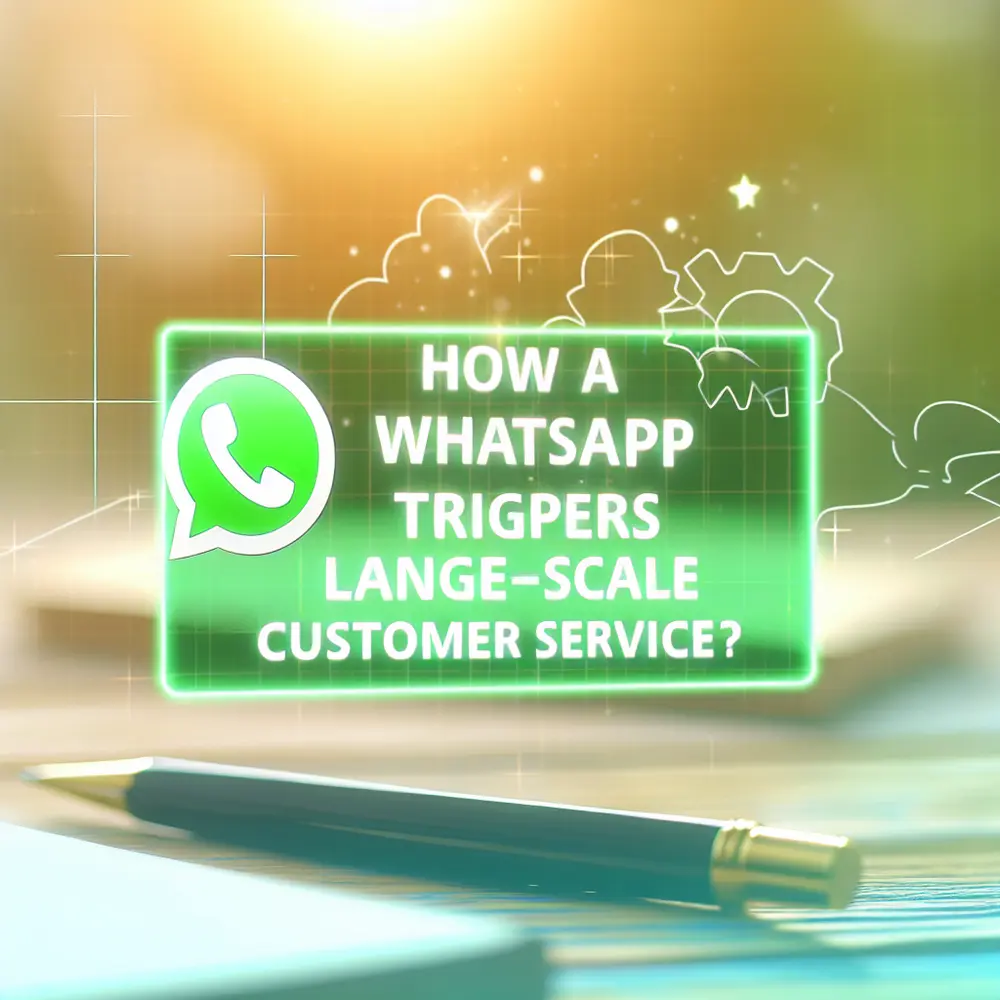 ¿Cómo un Disparador de WhatsApp Mejora la Atención al Cliente a Gran Escala?