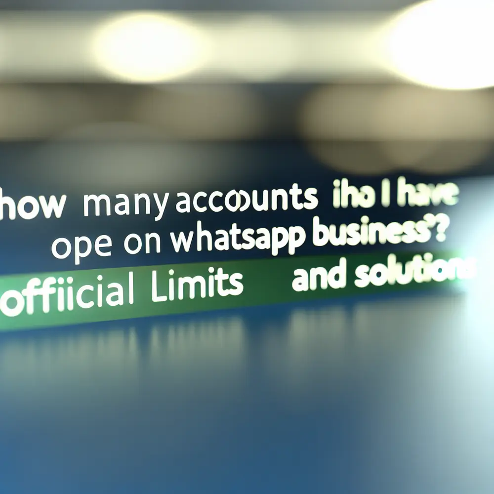 ¿Cuántas cuentas puedo tener abiertas en WhatsApp Business? | Límites y soluciones oficiales