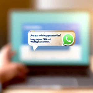 ¿Estás Perdiendo Oportunidades? Integra tu CRM con WhatsApp y Conviértelas.