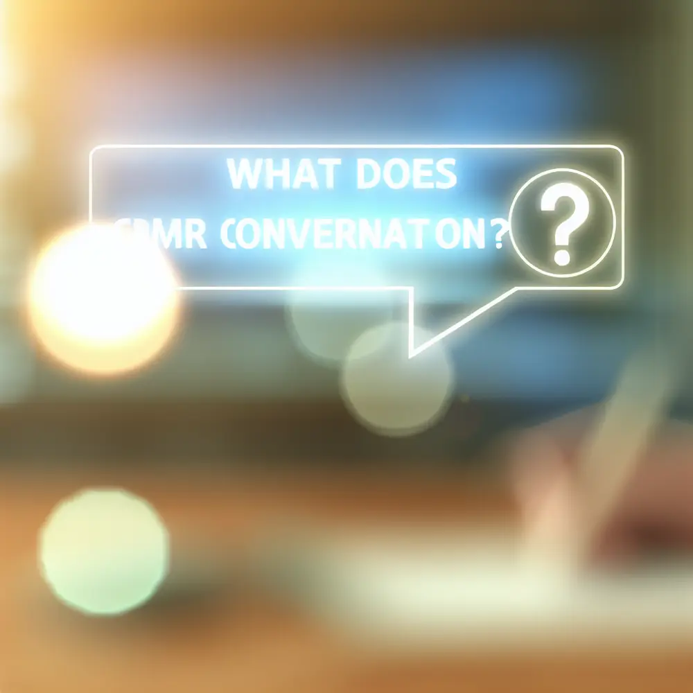 ¿Qué significa CMR en una conversación? | Aclara el término y su función real