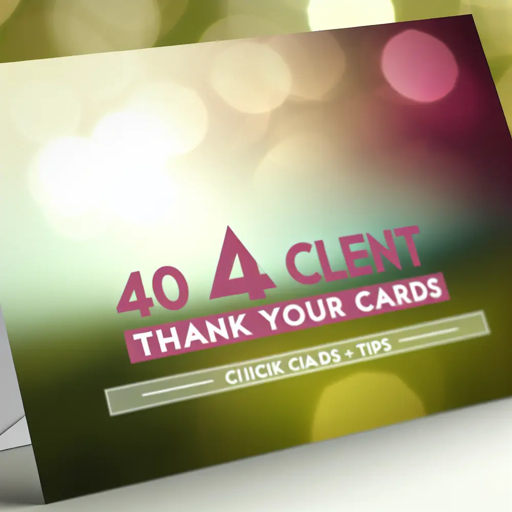 40 Ejemplos de Tarjetas de Agradecimiento al Cliente (+ Consejos)