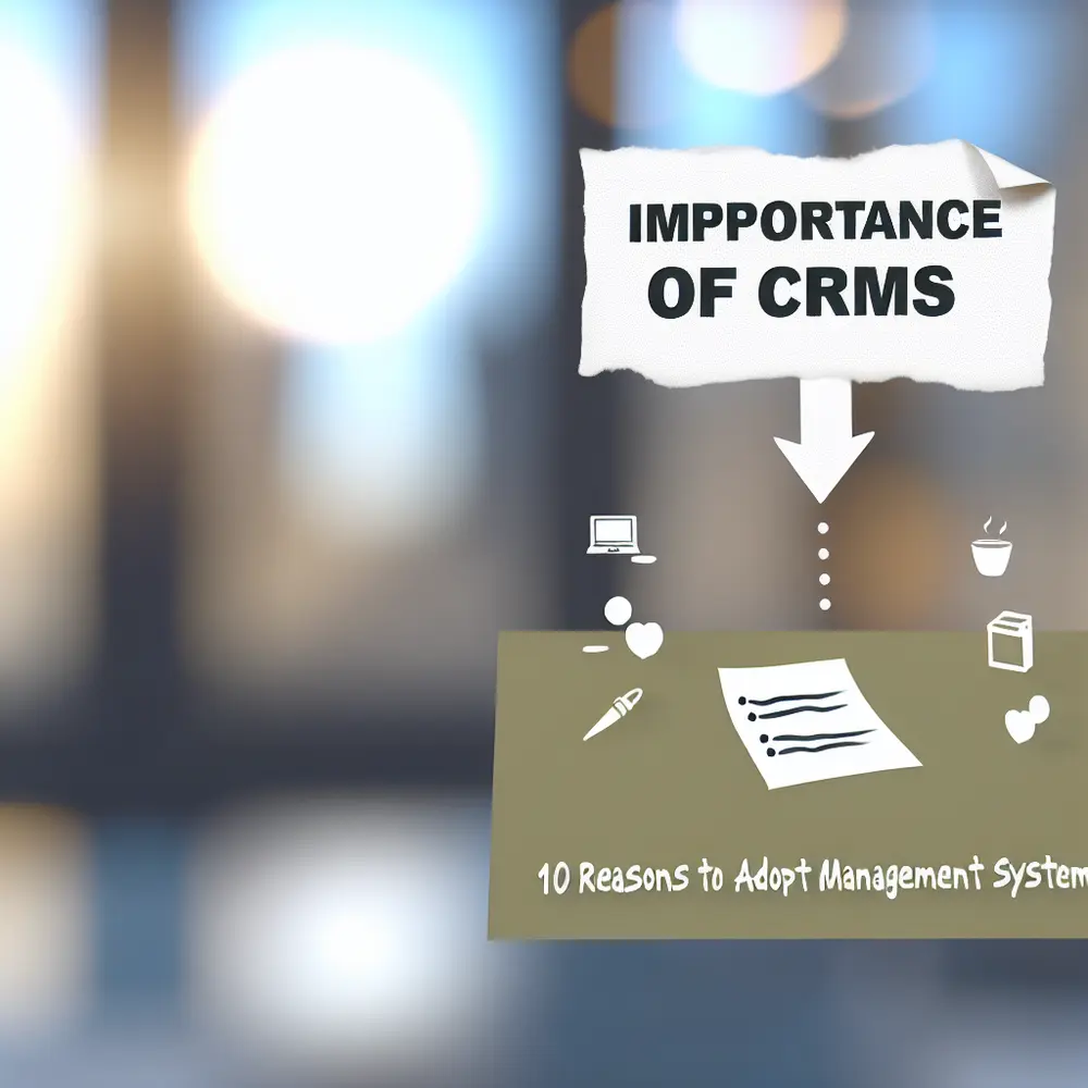 Importancia de los CRM: 10 Motivos para Adoptar un Sistema de Gestión