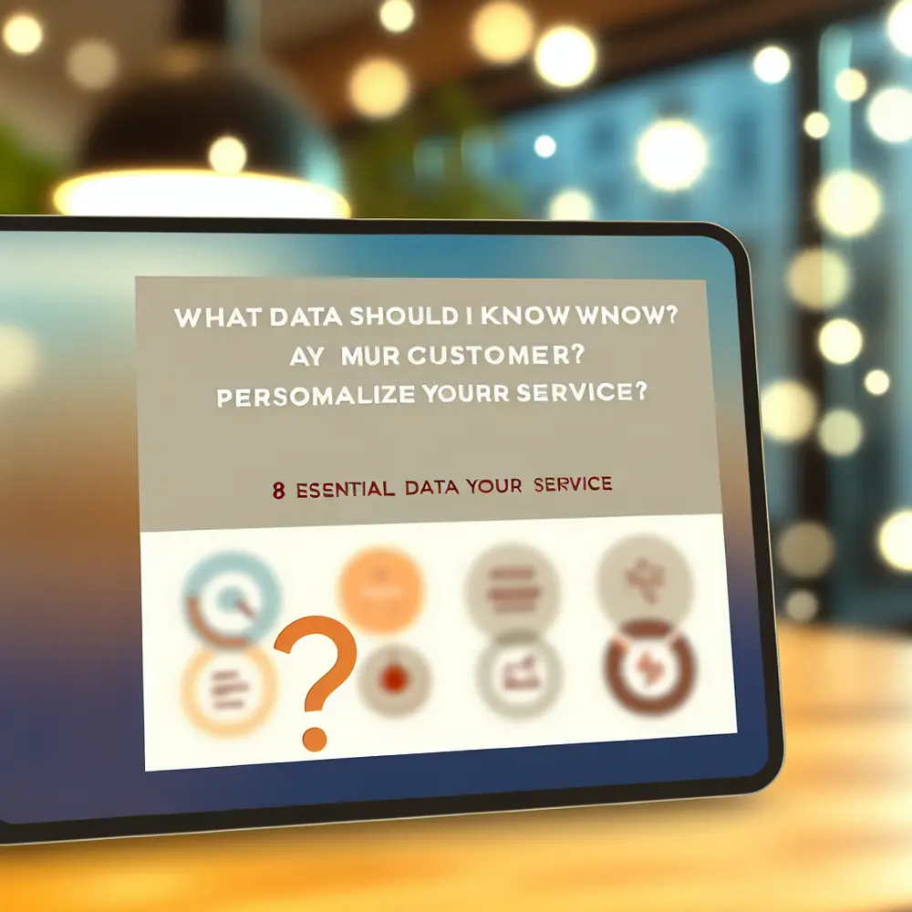 ¿Qué datos debo saber de mi cliente? 8 datos esenciales para personalizar tu servicio
