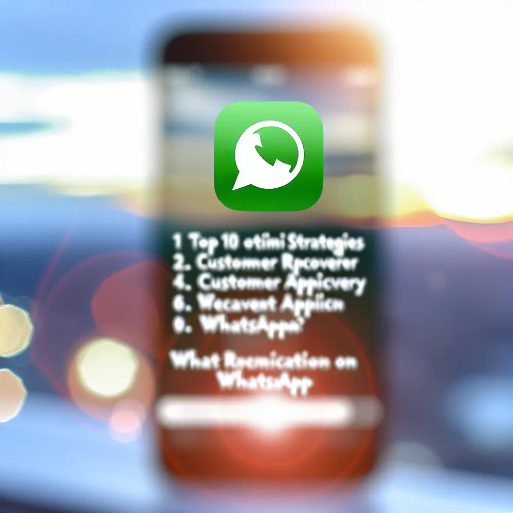 Application recouvrement pour clients sur whatsapp les 10 meilleures