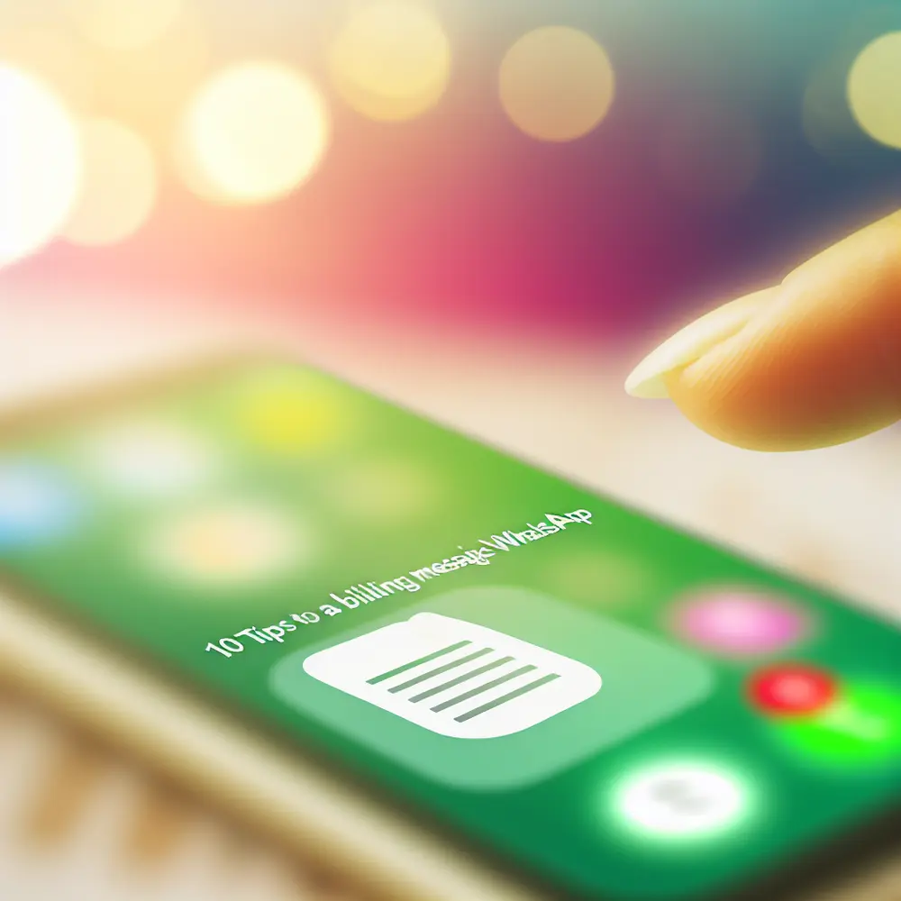 Comment envoyer un message facturation via whatsapp 10 conseils