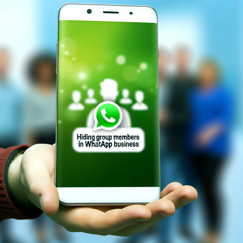 Comment masquer les membres du groupe sur whatsapp business