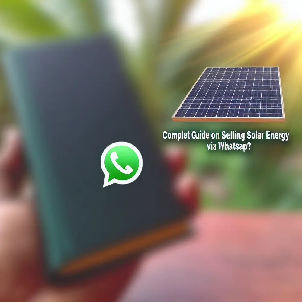 Comment vendre lenergie solaire sur whatsapp guide complet