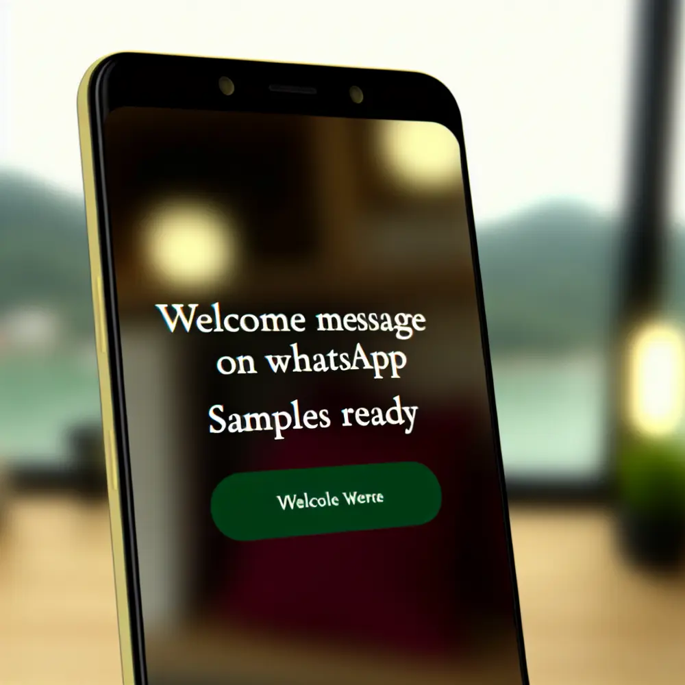 Message bienvenue pour les clients sur whatsapp exemples prets