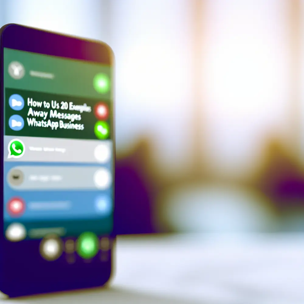 Message whatsapp business away comment utiliser 20 exemples