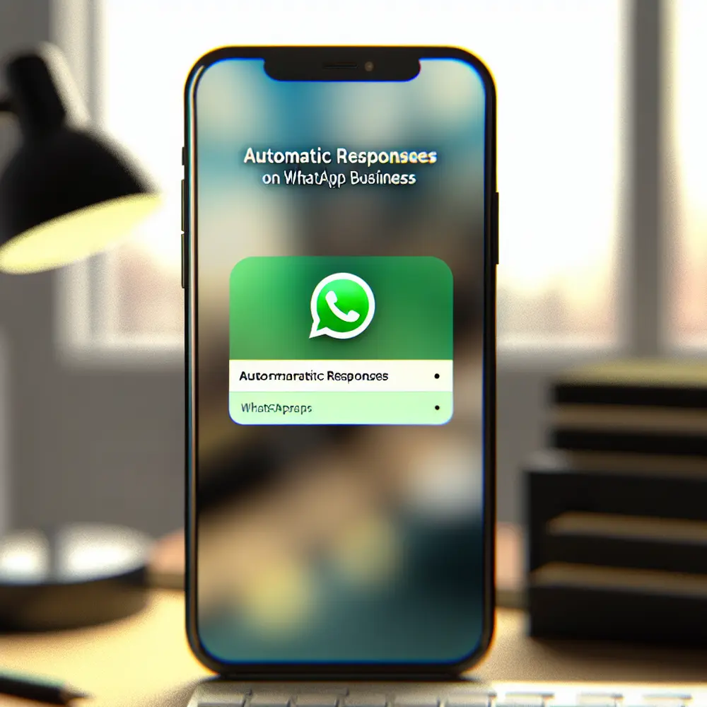 Reponse automatique sur whatsapp business comment configurer